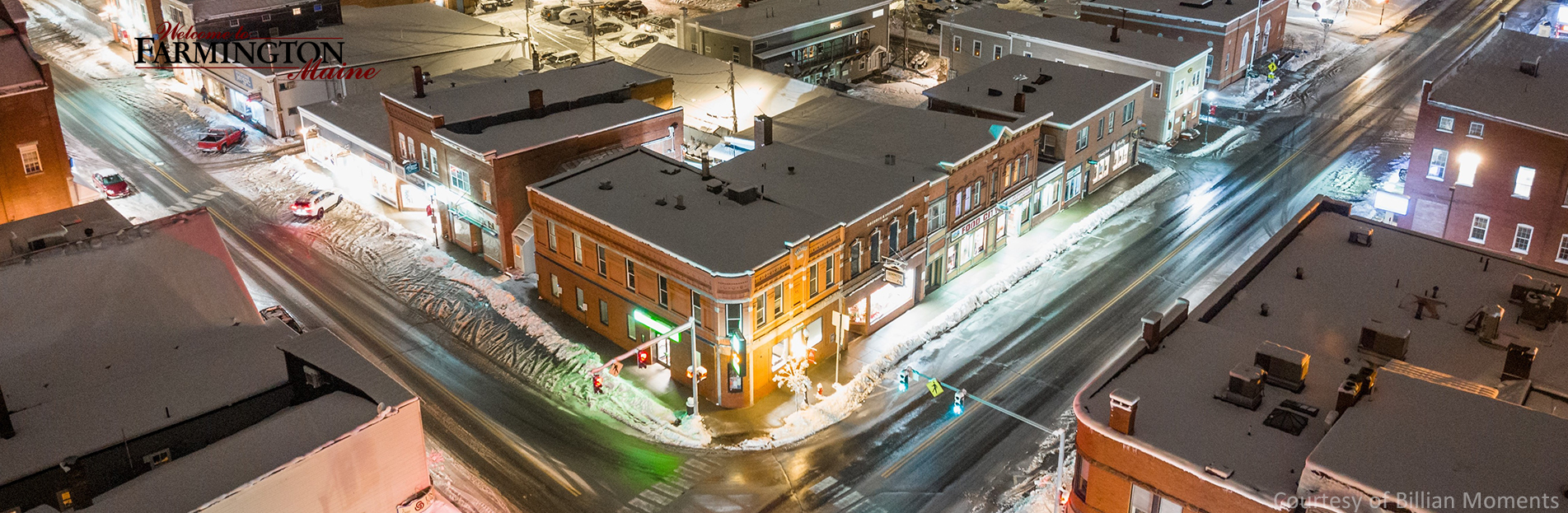 Aerial Downtown Farmington